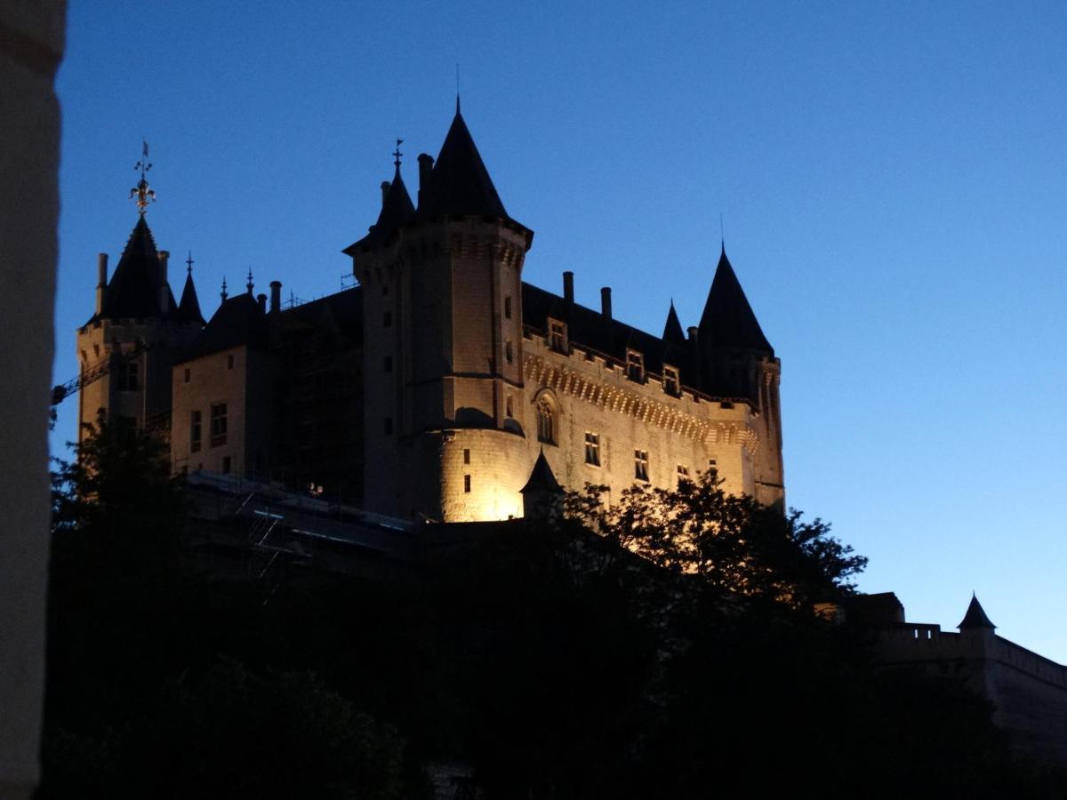 Vue Splendide Sur Chateau Saumur Exterior foto